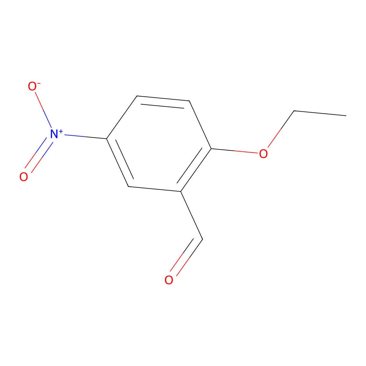 2-Ethoxy-5-nitrobenzaldehyde molecular structure, CAS 741738-54-5