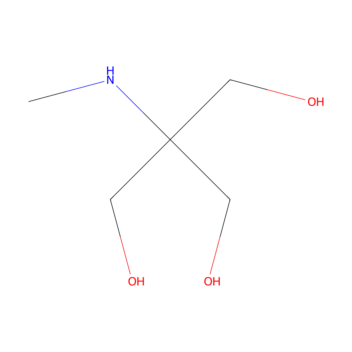 2-Methylamino-2-hydroxymethyl-1,3-propanediol molecular structure, CAS 74178-02-2