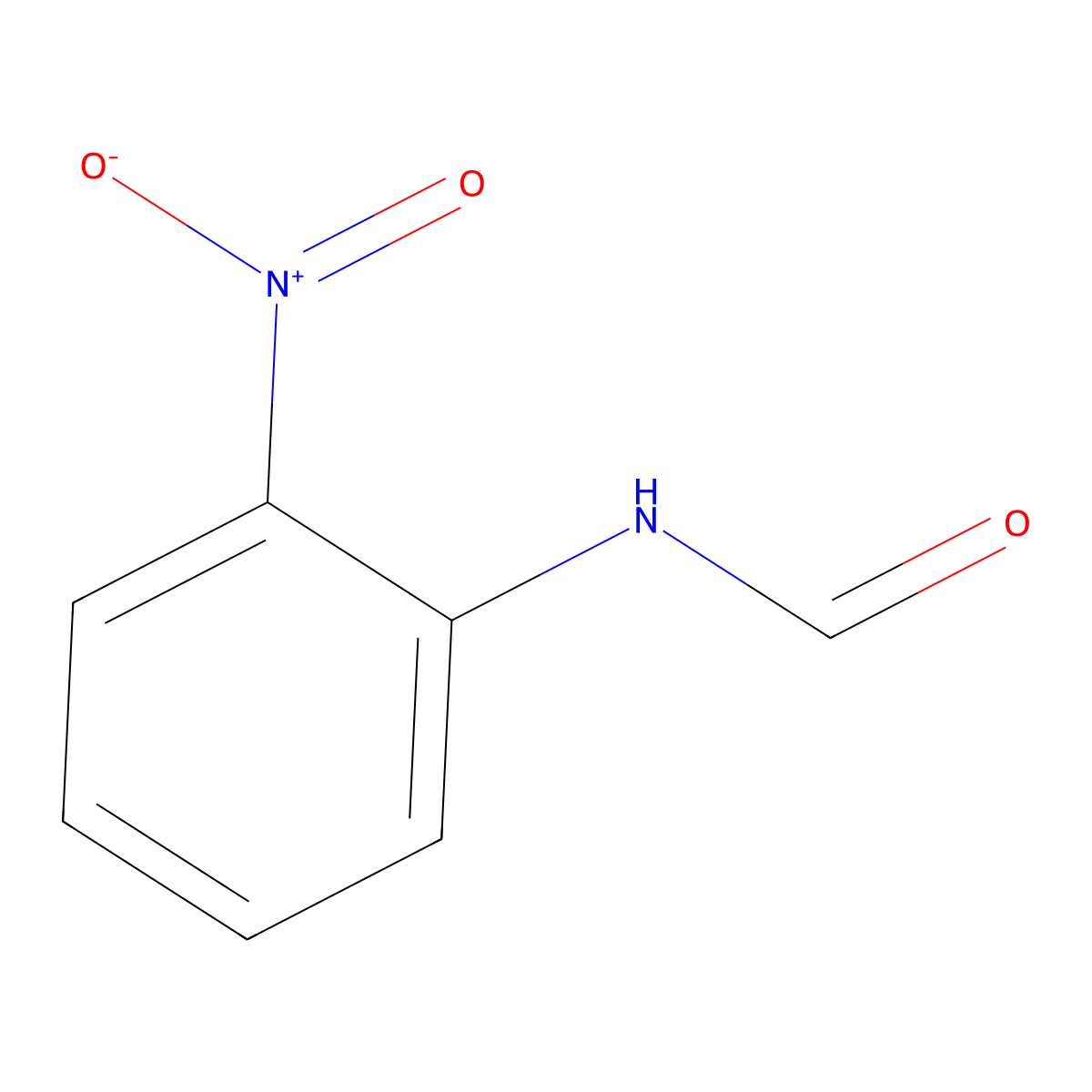 2'-Nitroformanilide molecular structure, CAS 7418-32-8