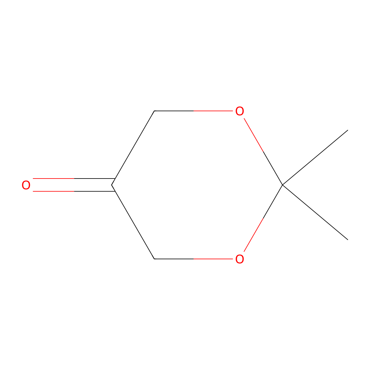 2,2-Dimethyl-1,3-dioxan-5-one molecular structure, CAS 74181-34-3