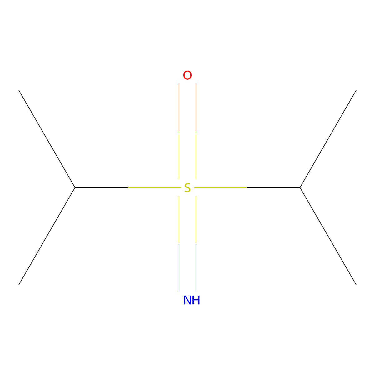 Iminobis(propan-2-yl)-lambda6-sulfanone molecular structure, CAS 74195-14-5