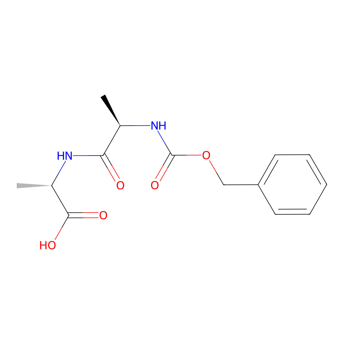 Z-D-Ala-Ala-OH molecular structure, CAS 74202-01-0