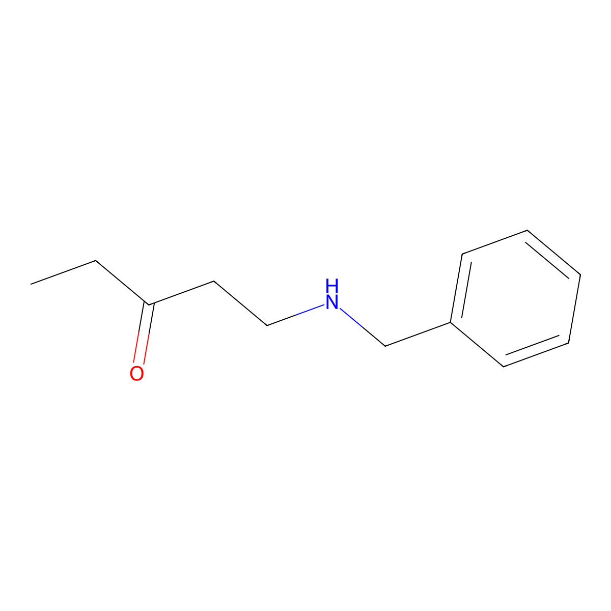 1-(Benzylamino)pentan-3-one molecular structure, CAS 742028-84-8