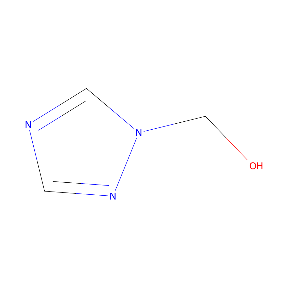 (1H-1,2,4-Triazol-1-yl)methanol molecular structure, CAS 74205-82-6