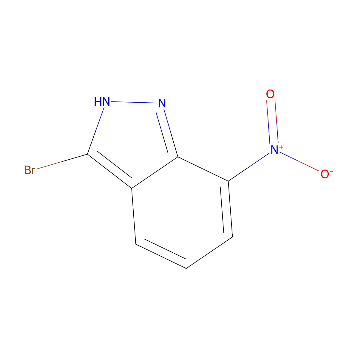 3-Bromo-7-Nitroindazole molecular structure, CAS 74209-34-0