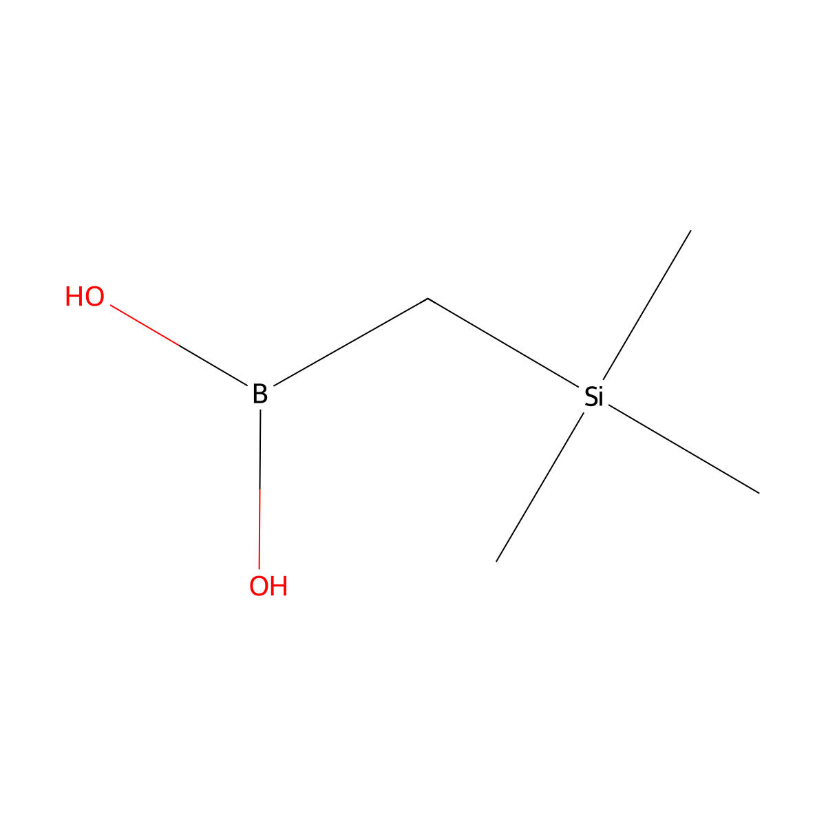 ((Trimethylsilyl)methyl)boronic acid molecular structure, CAS 74213-41-5