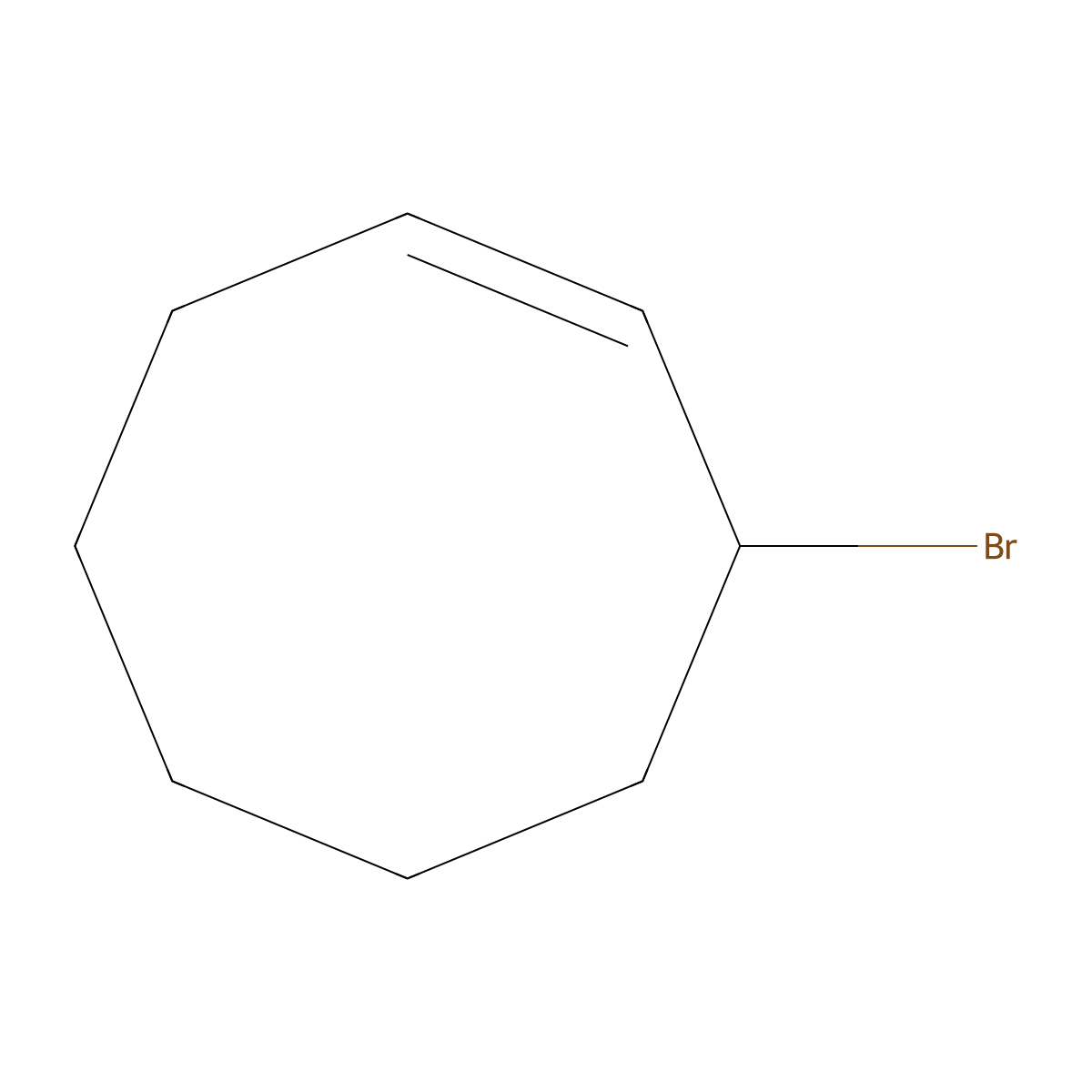 3-Bromocyclooctene molecular structure, CAS 7422-06-2