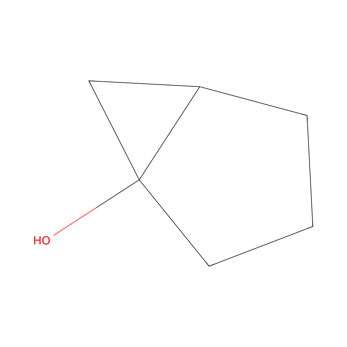 Bicyclo[3.1.0]hexan-1-ol molecular structure, CAS 7422-09-5