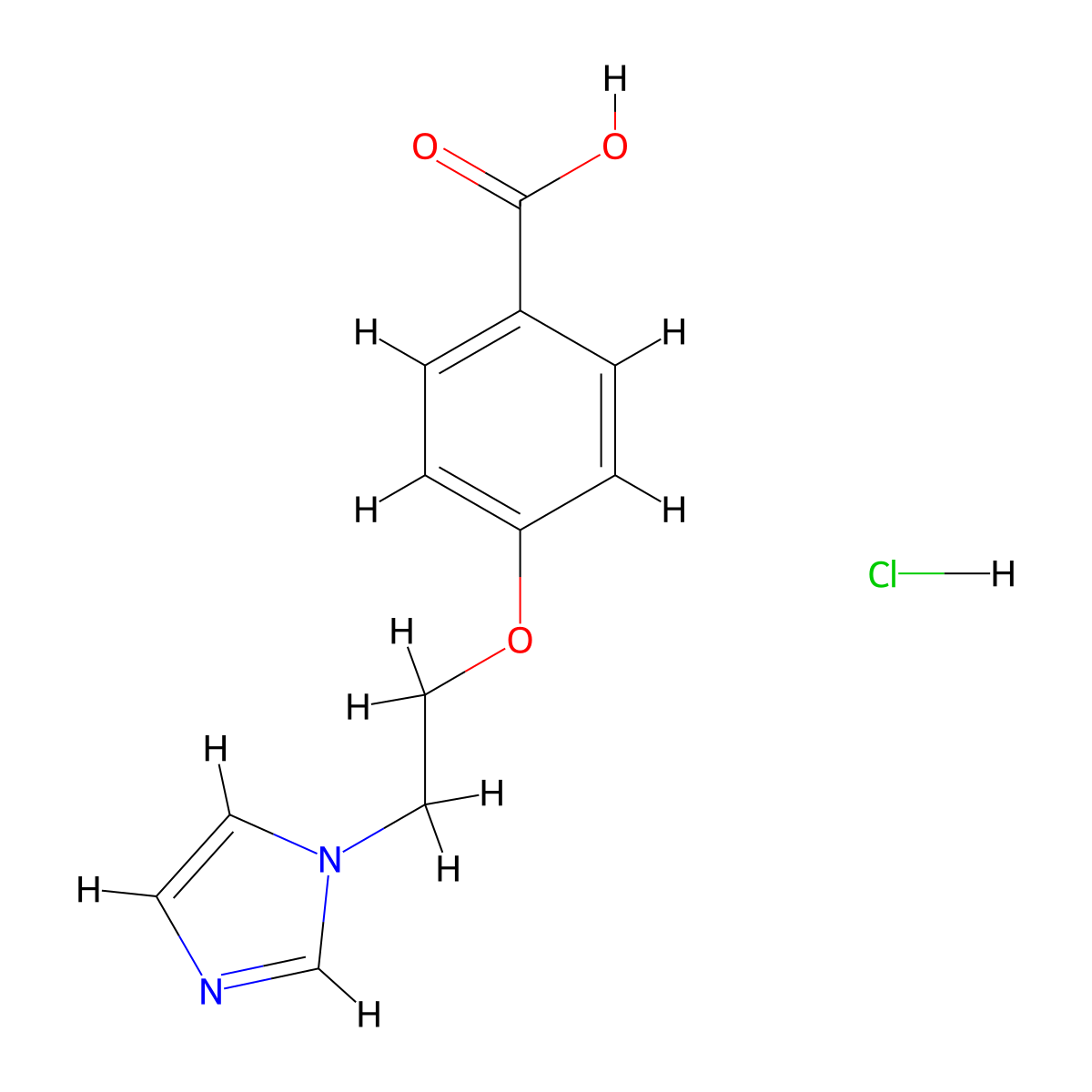 Dazoxiben Hydrochloride molecular structure, CAS 74226-22-5