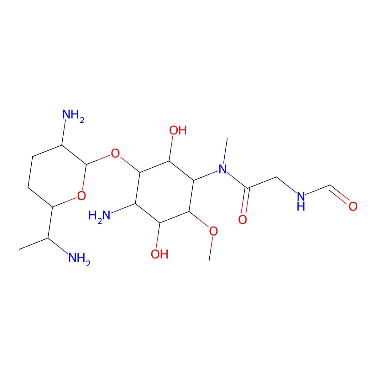N-Formylfortimicin A molecular structure, CAS 74228-81-2
