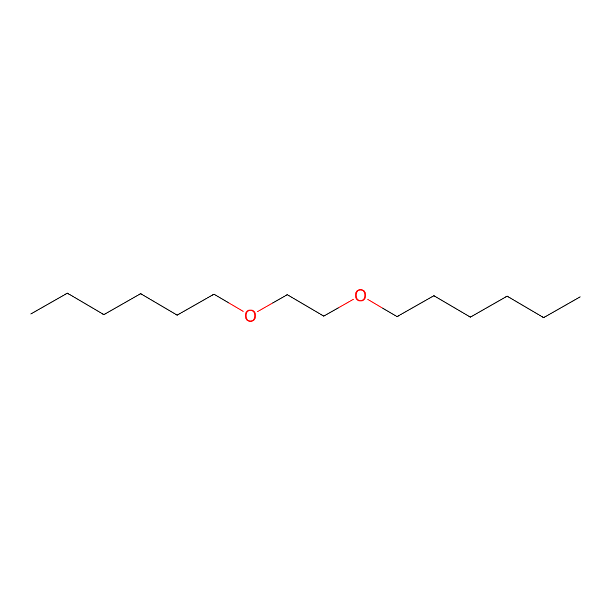 Hexane, 1,1'-[1,2-ethanediylbis(oxy)]bis- molecular structure, CAS 74231-58-6