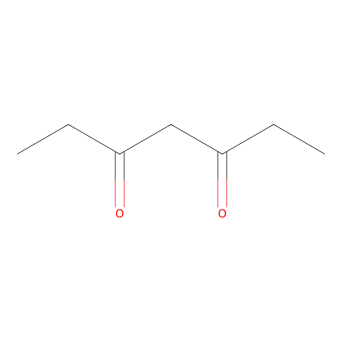 3,5-Heptanedione molecular structure, CAS 7424-54-6