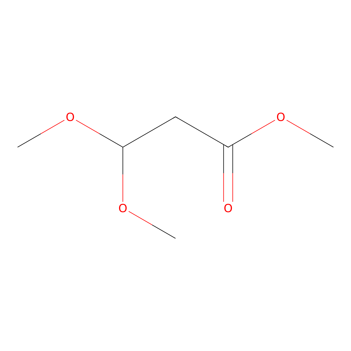 Methyl 3,3-dimethoxypropionate molecular structure, CAS 7424-91-1