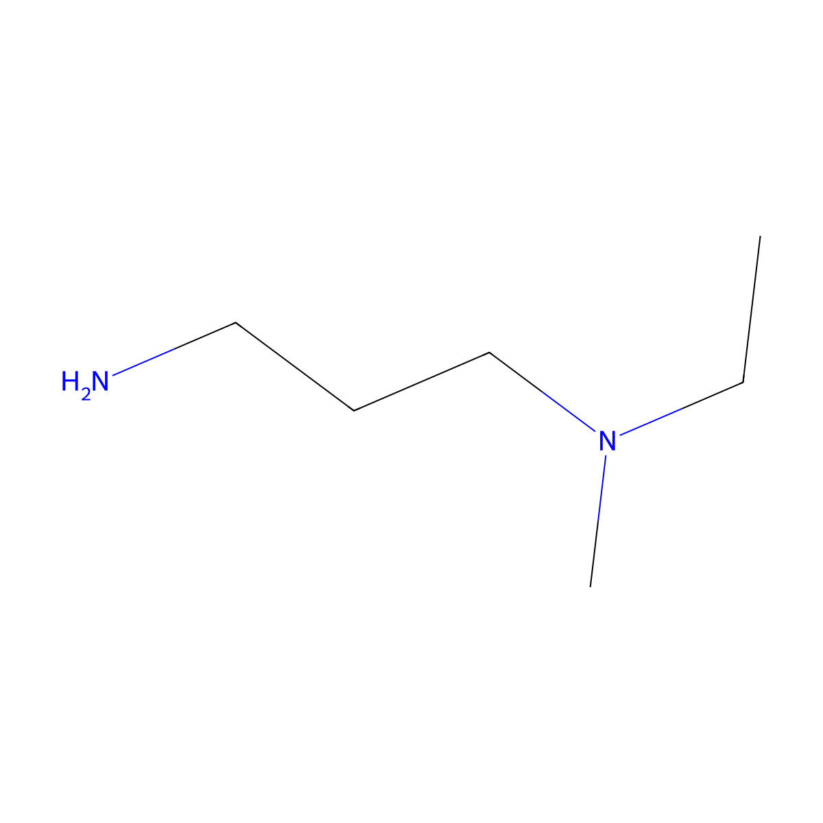 N-Ethyl-N-methylpropane-1,3-diamine molecular structure, CAS 74247-23-7