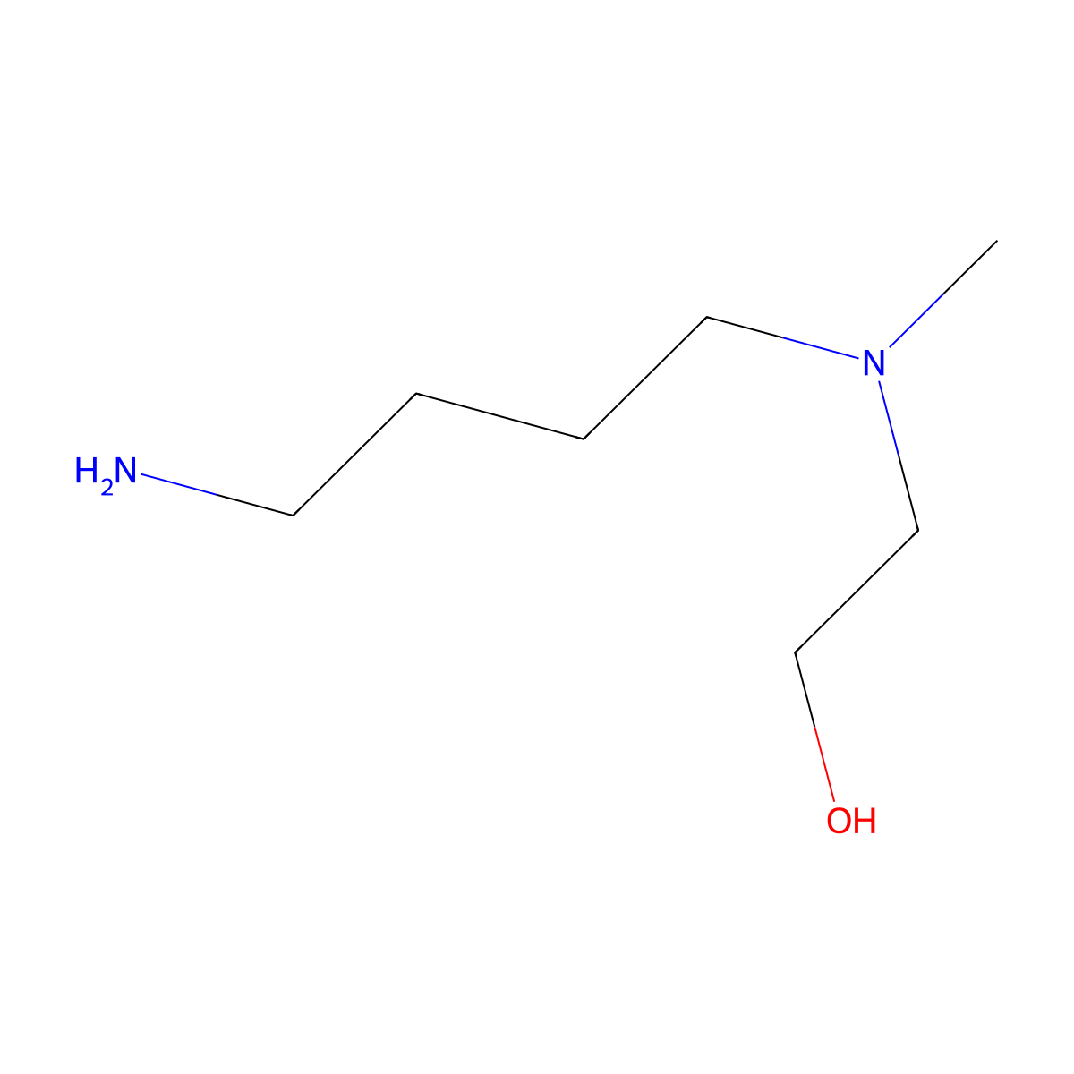 2-[(4-Aminobutyl)methylamino]ethanol molecular structure, CAS 74247-31-7