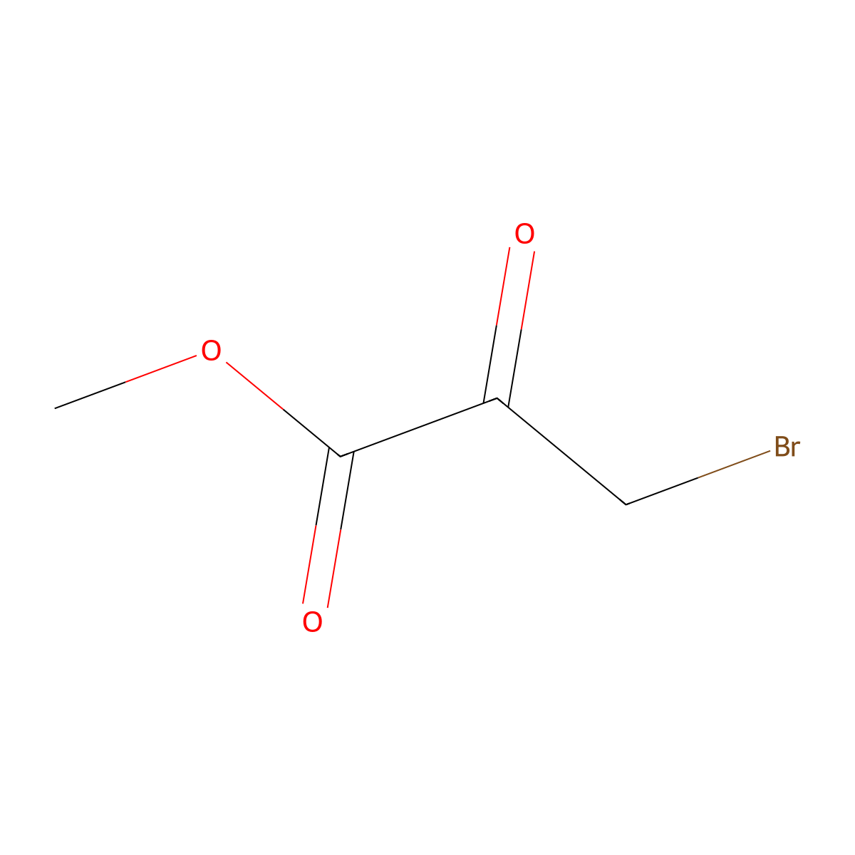 Methyl 3-Bromopyruvate molecular structure, CAS 7425-63-0
