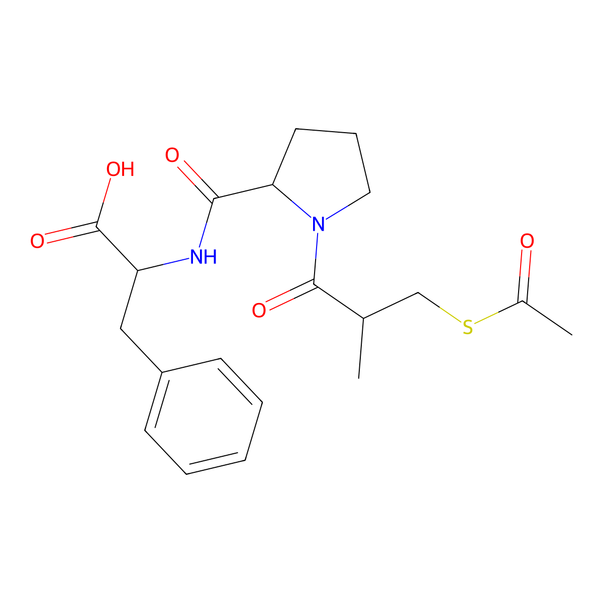 Alacepril molecular structure, CAS 74258-86-9
