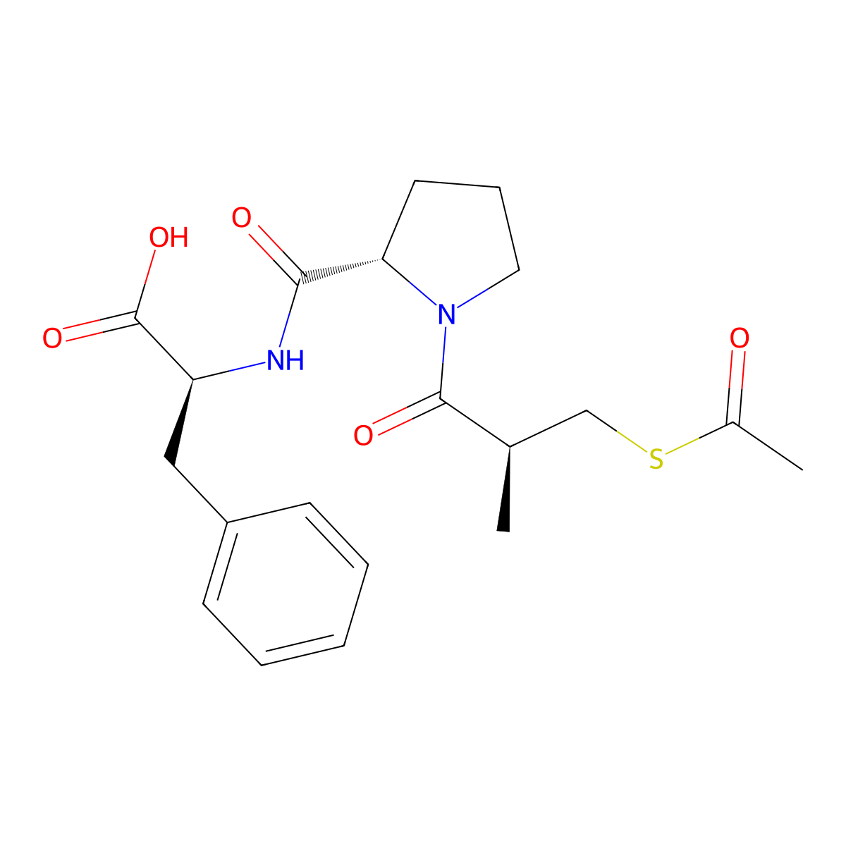 Alacepril molecular structure, CAS 74258-86-9