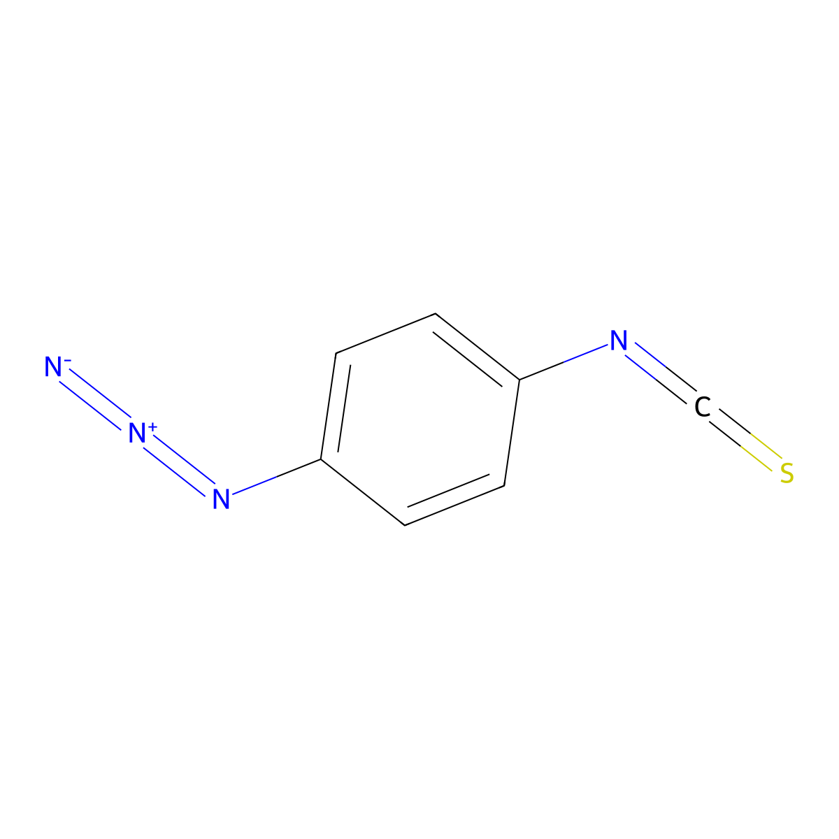 4-Azidophenylisothiocyanate molecular structure, CAS 74261-65-7