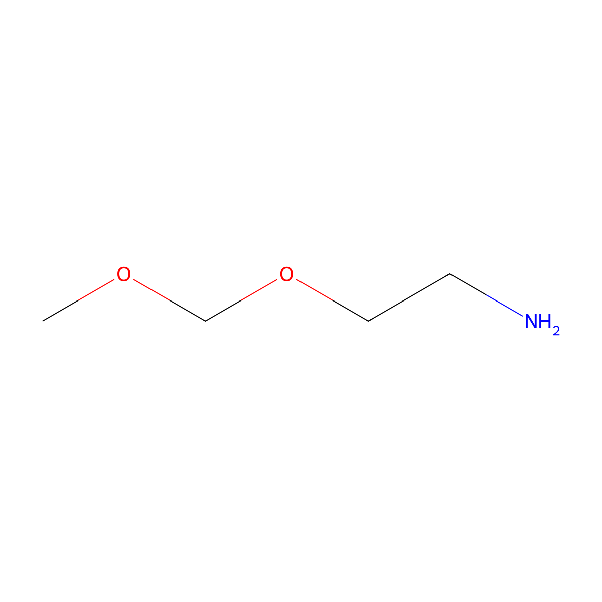 2-(Methoxymethoxy)ethanamine molecular structure, CAS 74264-63-4