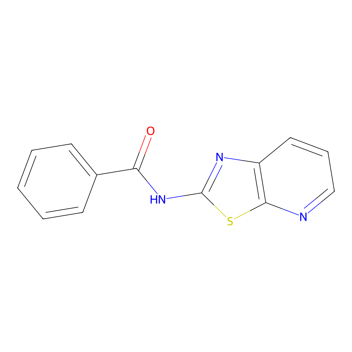 N-([1,3]thiazolo[5,4-b]pyridin-2-yl)benzamide molecular structure, CAS 742640-87-5