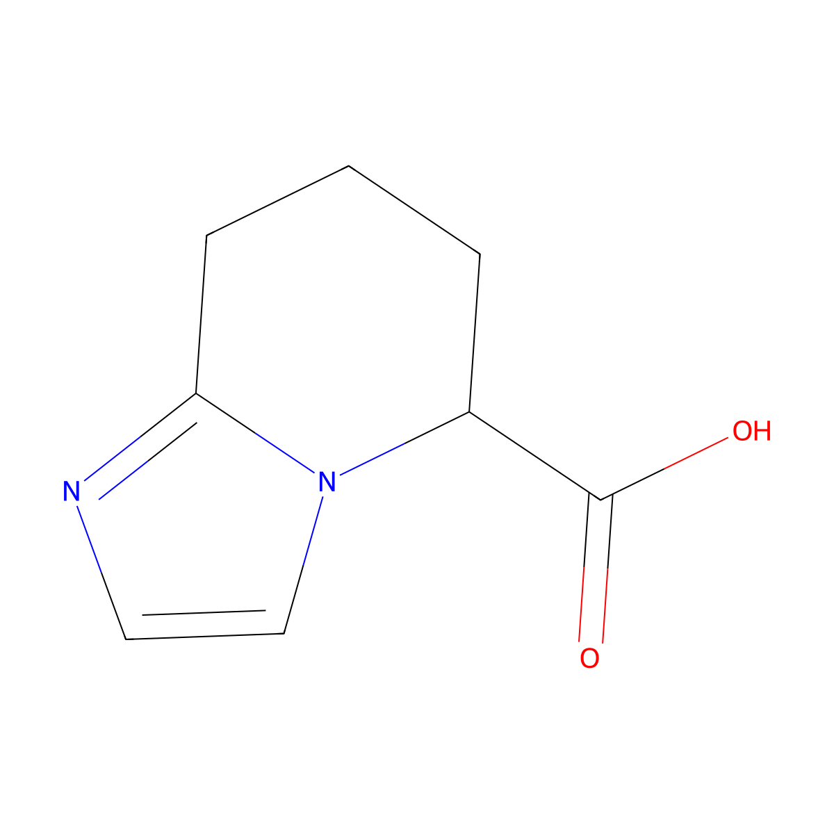 5,6,7,8-Tetrahydroimidazo[1,2-a]pyridine-5-carboxylic acid molecular structure, CAS 74268-14-7