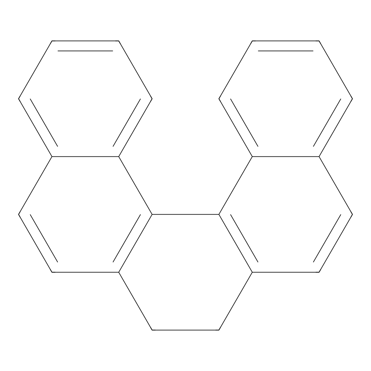 3,4-Dihydro-dibenzo(C,G)phenanthrene molecular structure, CAS 7427-84-1