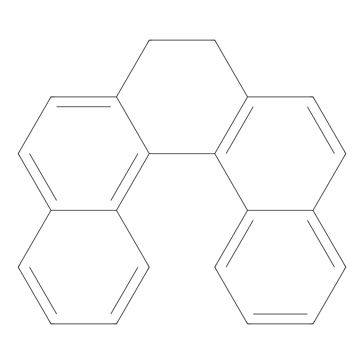 3,4-Dihydro-dibenzo(C,G)phenanthrene molecular structure, CAS 7427-84-1