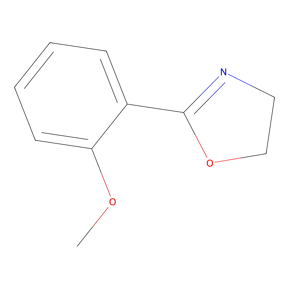2-(2-Methoxyphenyl)-4,5-dihydro-1,3-oxazole molecular structure, CAS 74272-88-1