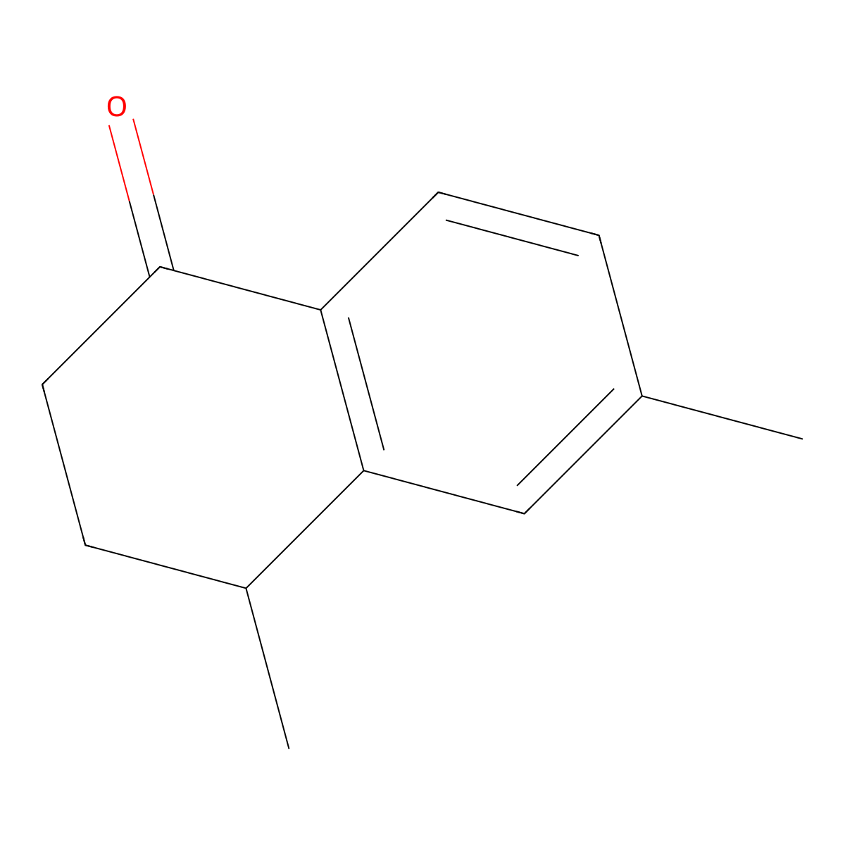 4,6-Dimethyl-1,2,3,4-tetrahydronaphthalen-1-one molecular structure, CAS 74285-38-4