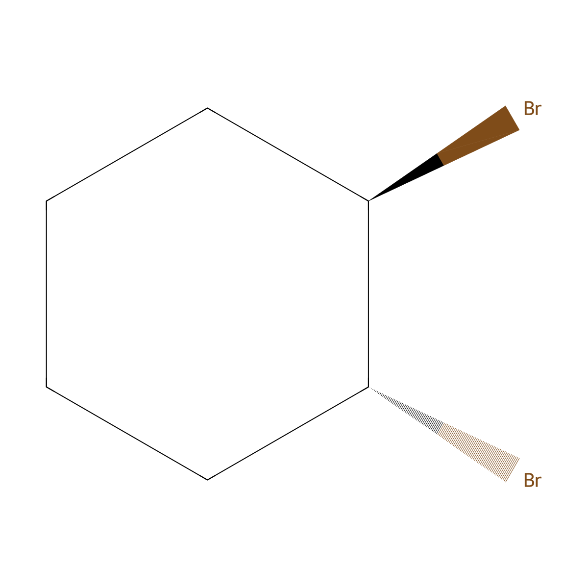 trans-1,2-Dibromocyclohexane molecular structure, CAS 7429-37-0