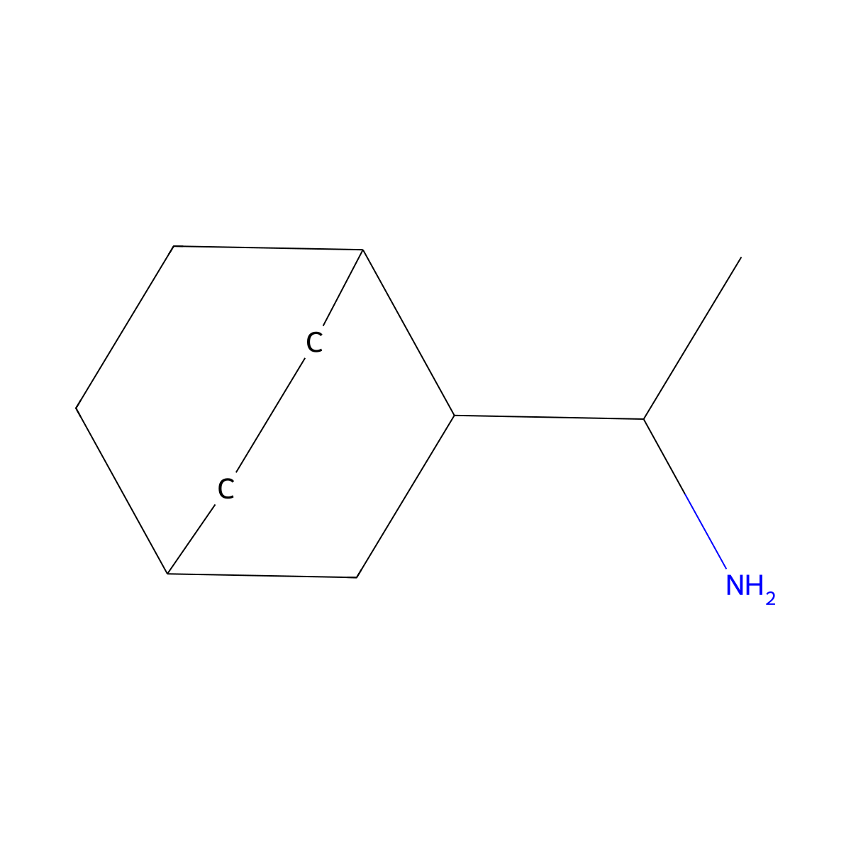 1-{Bicyclo[2.2.2]octan-2-yl}ethan-1-amine molecular structure, CAS 743360-02-3