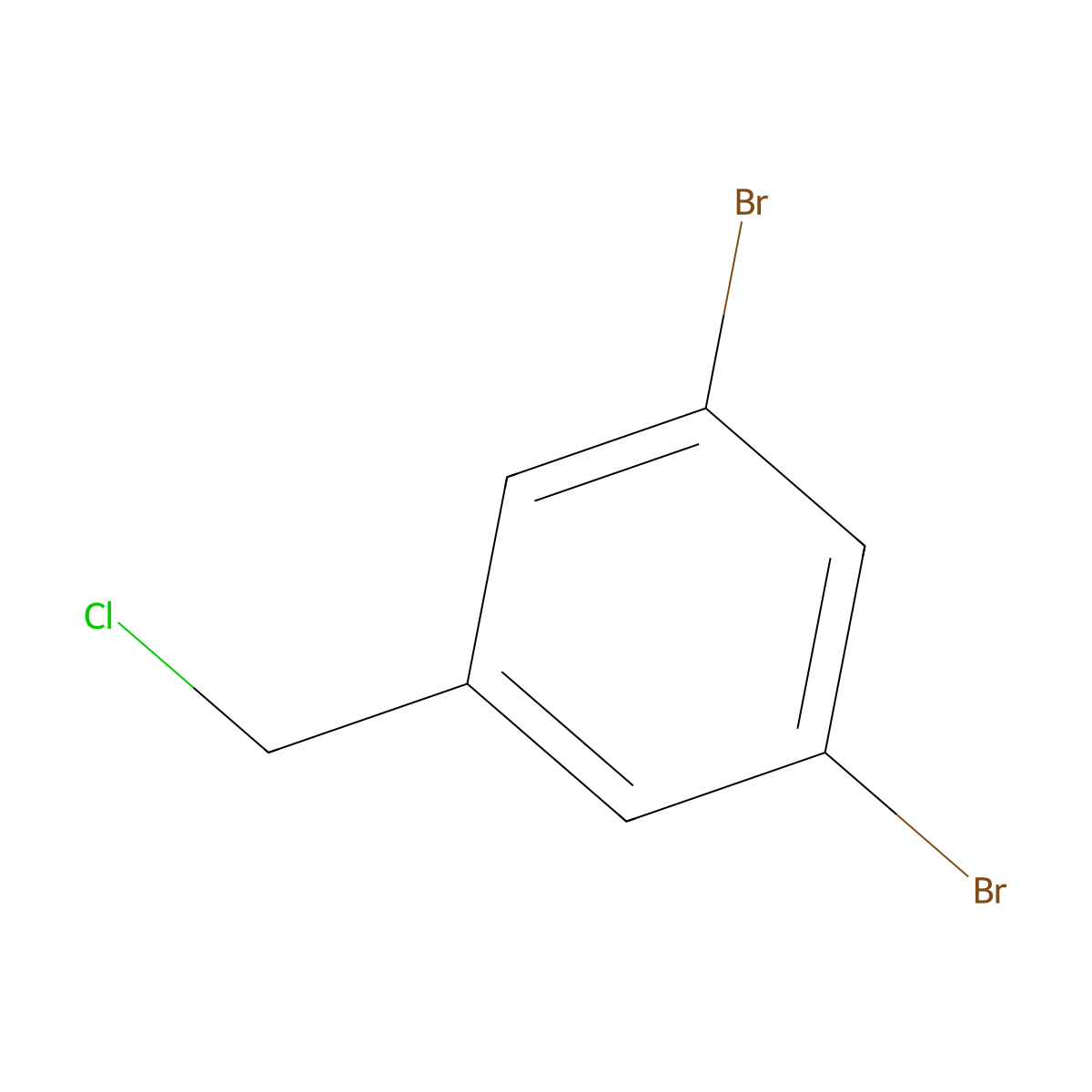 1,3-Dibromo-5-(chloromethyl)benzene molecular structure, CAS 74337-30-7
