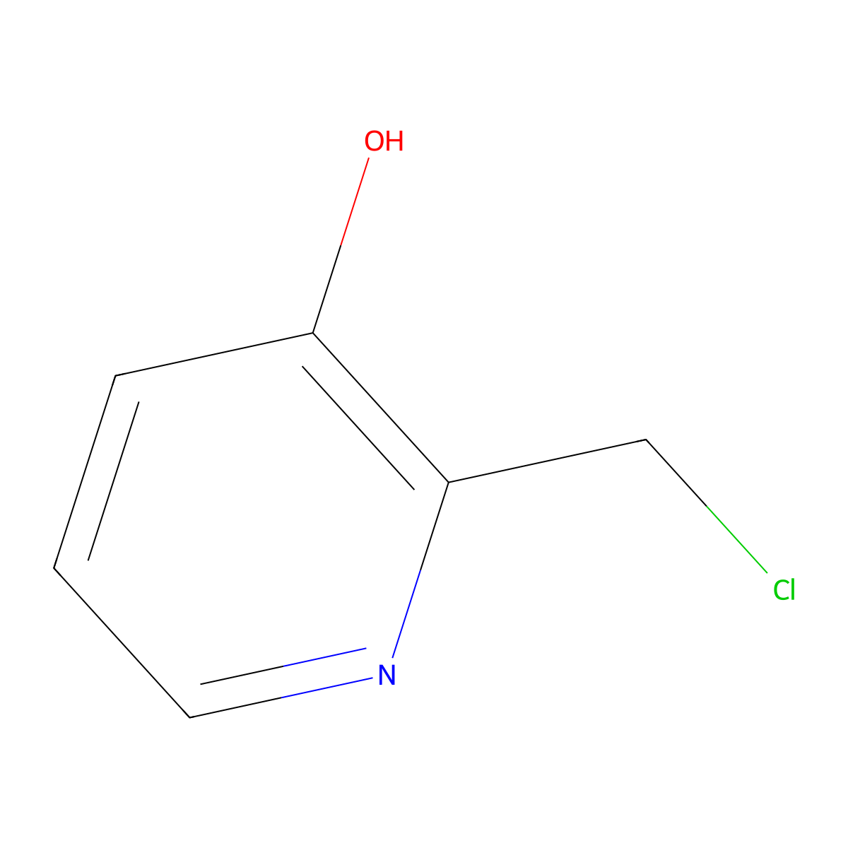 2-(Chloromethyl)pyridin-3-OL molecular structure, CAS 743375-99-7