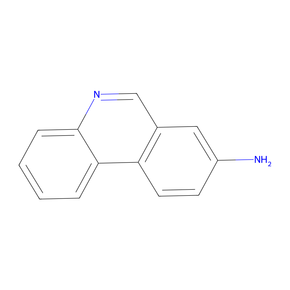 8-Phenanthridinamine molecular structure, CAS 74340-55-9