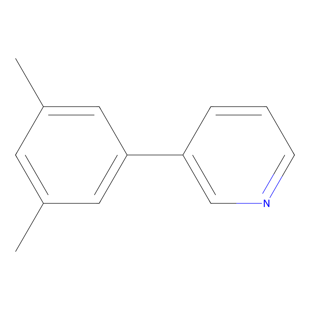 3-(3,5-Dimethylphenyl)pyridine molecular structure, CAS 743406-91-9