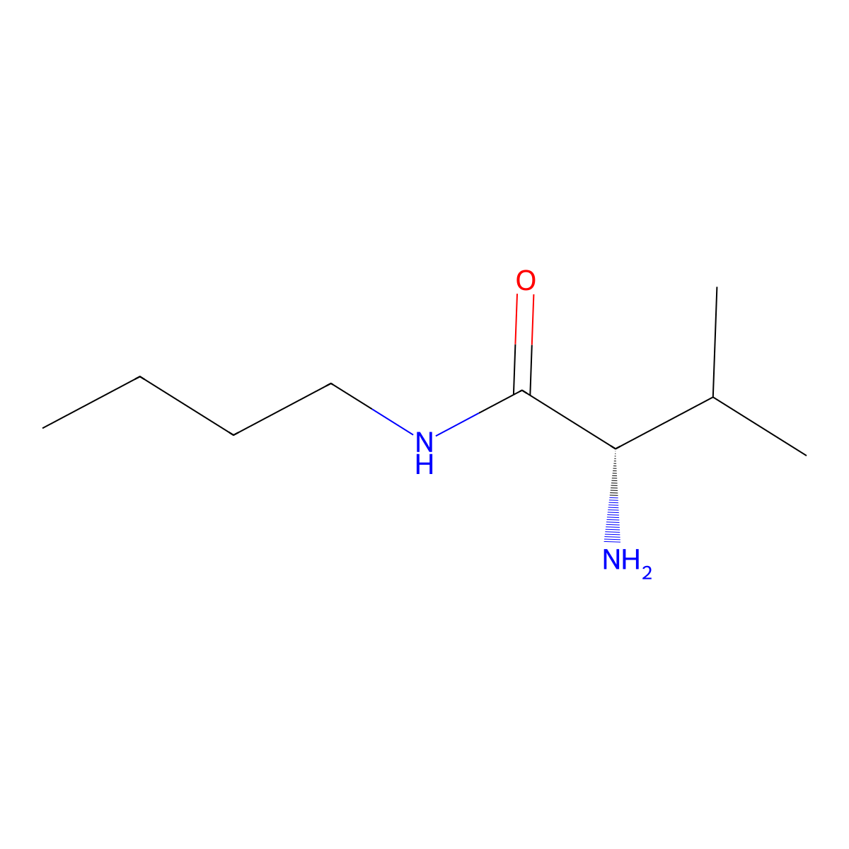 N-Butyl L-Valinamide molecular structure, CAS 74341-89-2