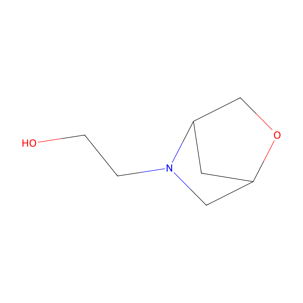 2-Oxa-5-azabicyclo[2.2.1]heptane-5-ethanol,(1R,4R)-(9CI) molecular structure, CAS 743438-26-8