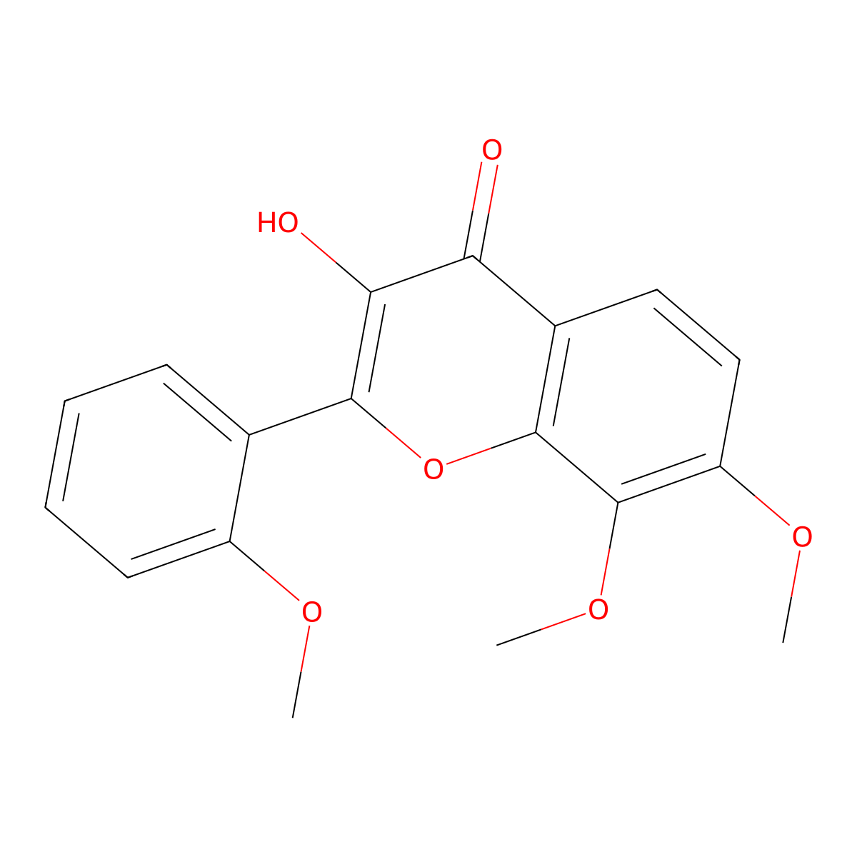 3-Hydroxy-7,8,2'-trimethoxyflavone molecular structure, CAS 743464-49-5