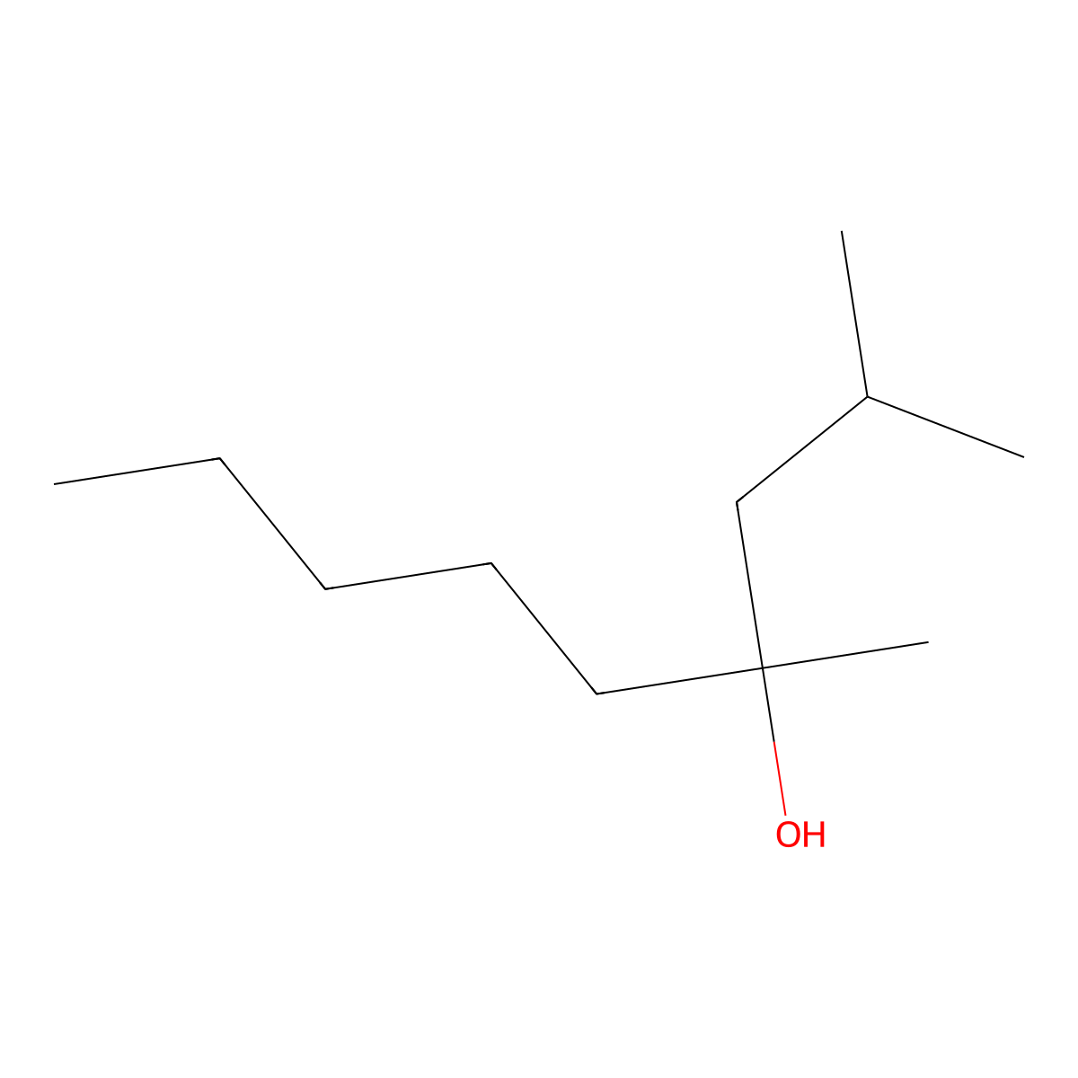 2,4-Dimethyl-4-nonanol molecular structure, CAS 74356-31-3