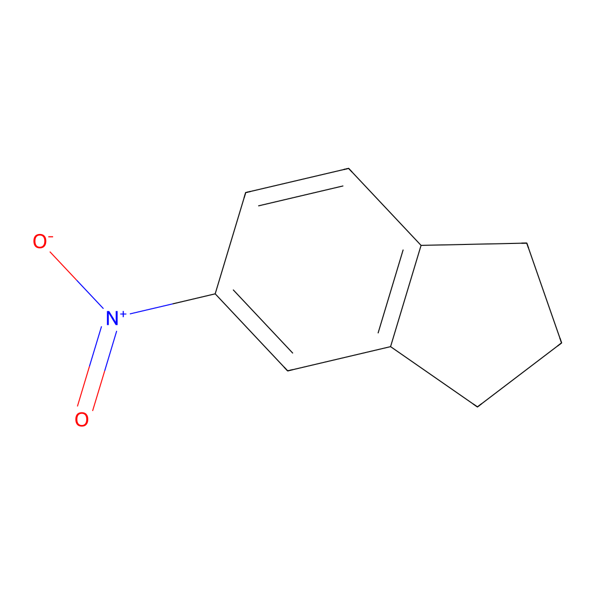 5-Nitroindan molecular structure, CAS 7436-07-9