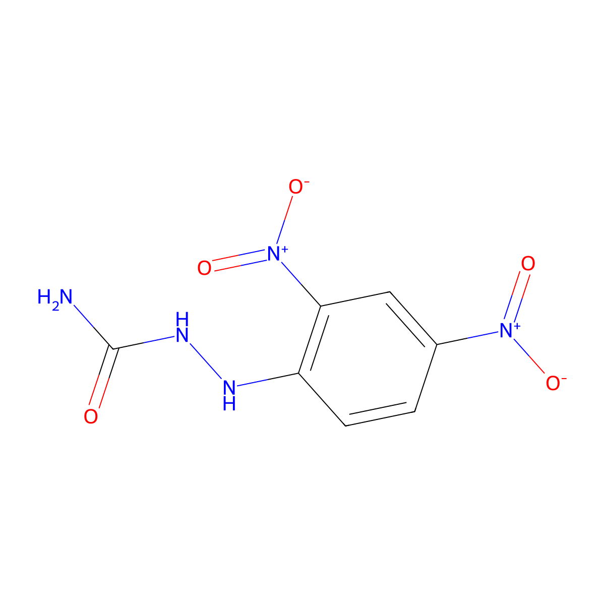 (2,4-Dinitroanilino)urea molecular structure, CAS 74367-79-6