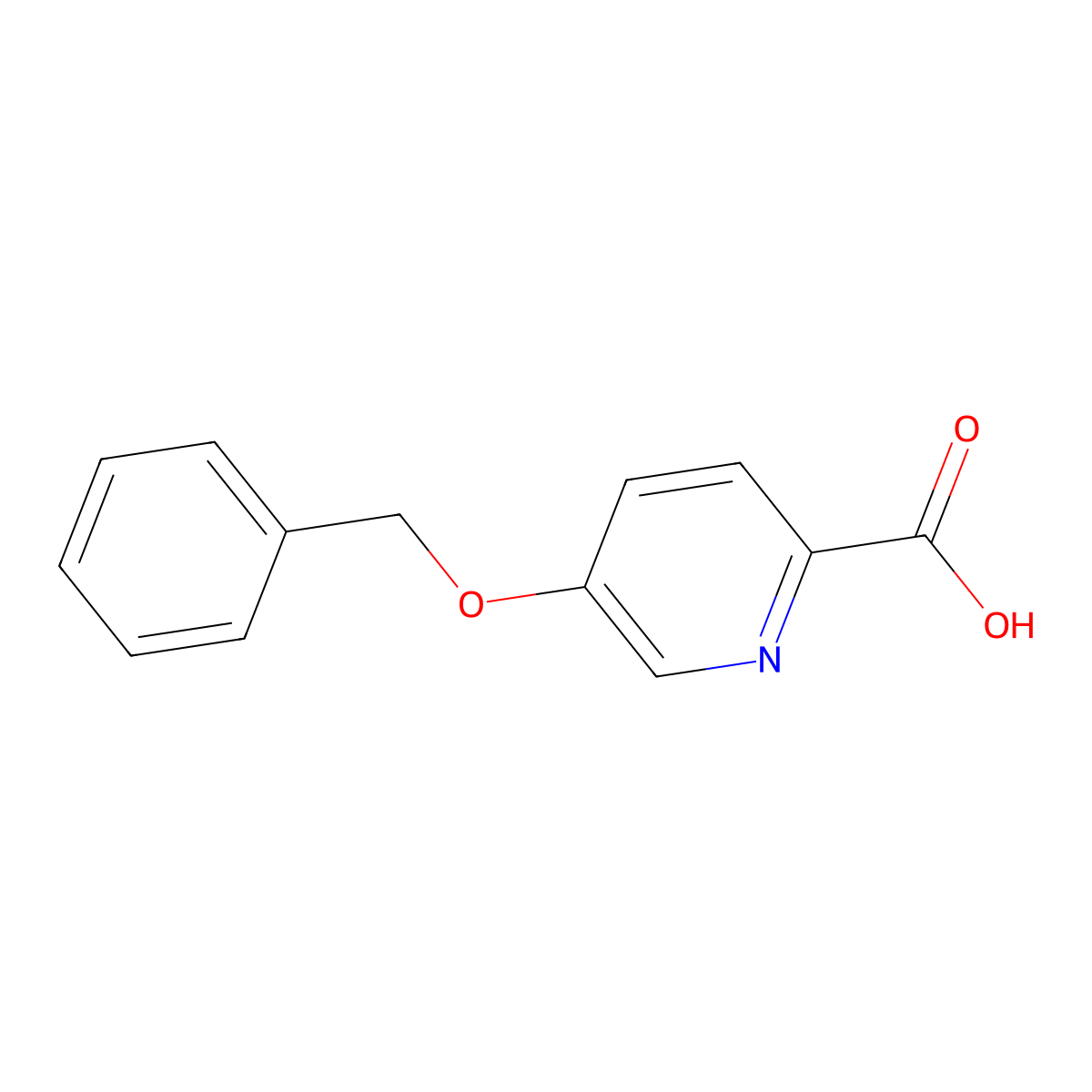 5-(Benzyloxy)pyridine-2-carboxylic acid molecular structure, CAS 74386-55-3