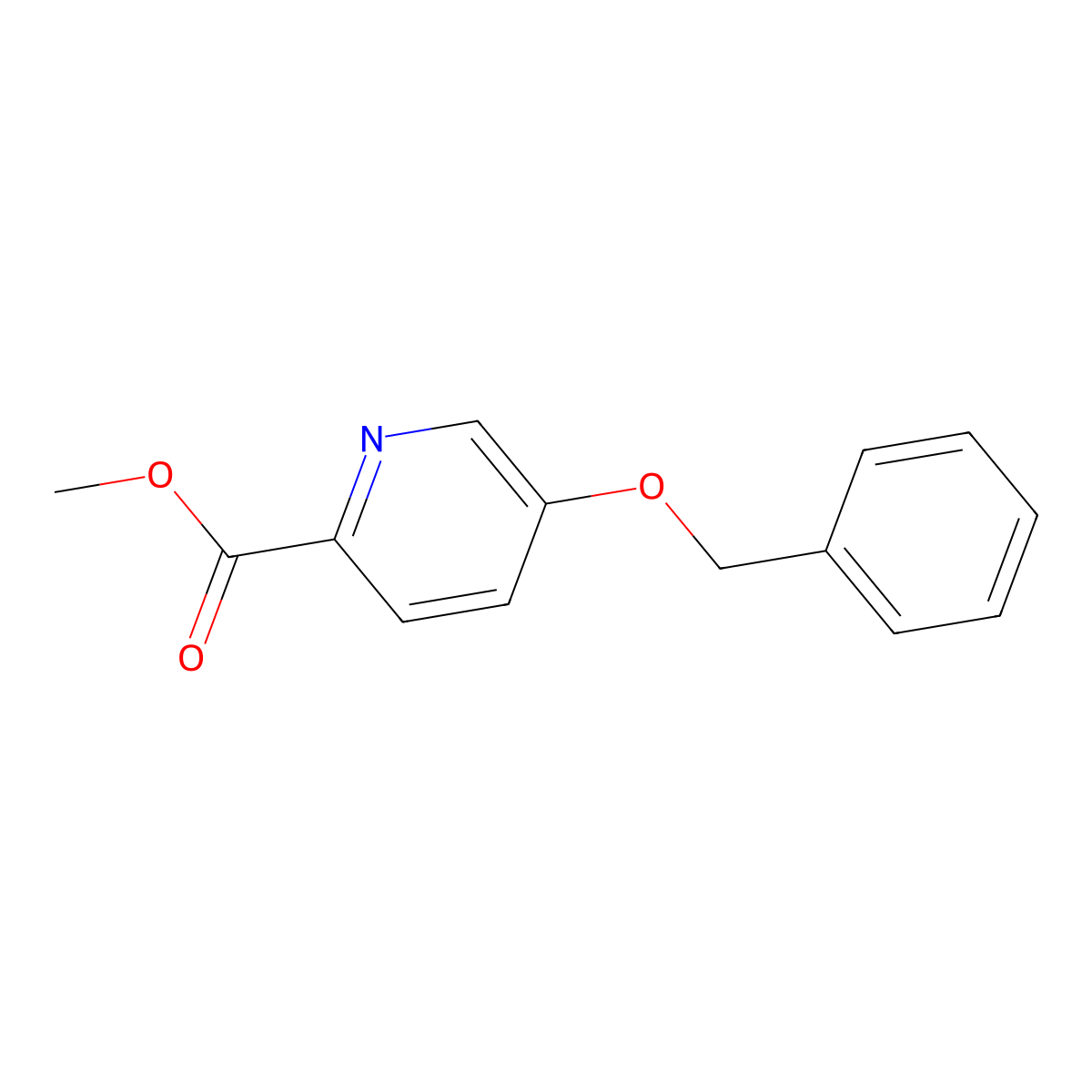 Methyl 5-(benzyloxy)picolinate molecular structure, CAS 74386-59-7