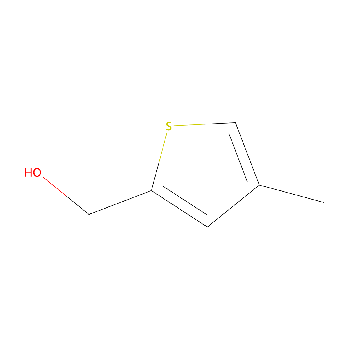 (4-Methylthiophen-2-yl)methanol molecular structure, CAS 74395-18-9