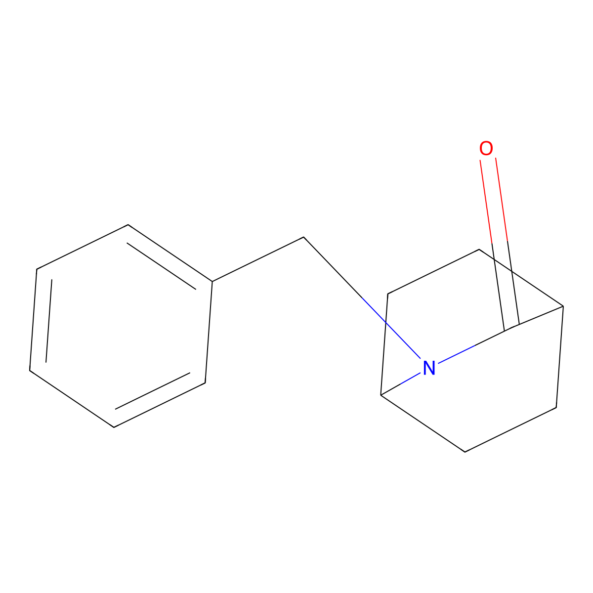 2-Benzyl-2-azabicyclo[2.2.2]octan-3-one molecular structure, CAS 74403-57-9