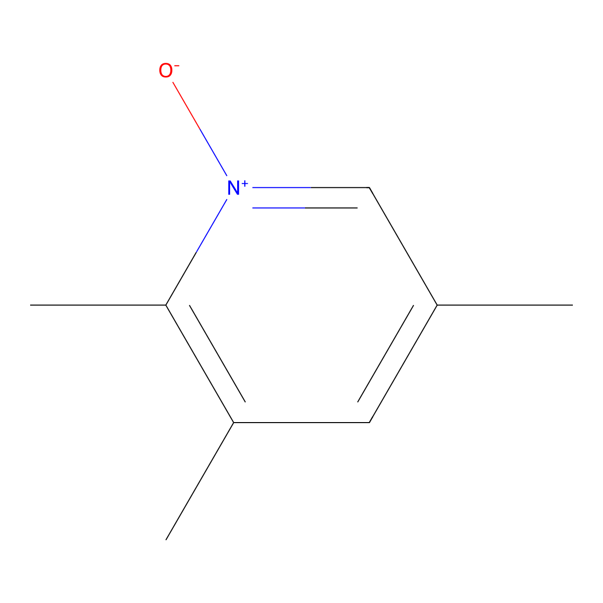 2,3,5-Trimethyl-1-oxidopyridin-1-ium molecular structure, CAS 74409-42-0