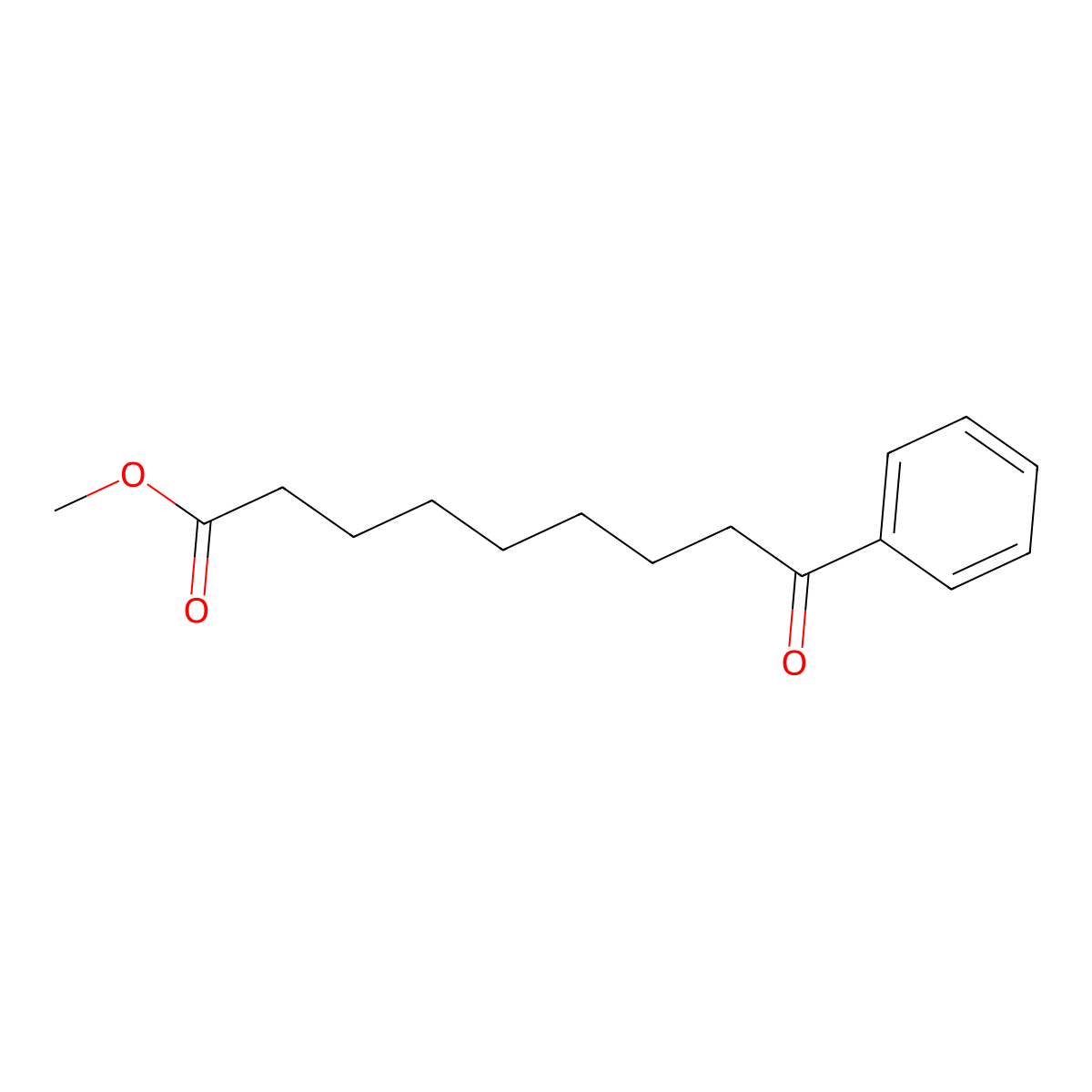 Methyl 9-oxo-9-phenylnonanoate molecular structure, CAS 74412-99-0