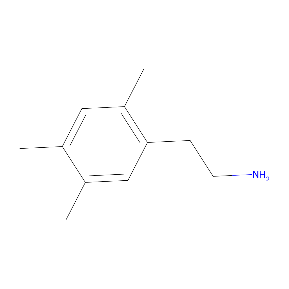 2-(2,4,5-Trimethylphenyl)ethanamine molecular structure, CAS 744133-65-1