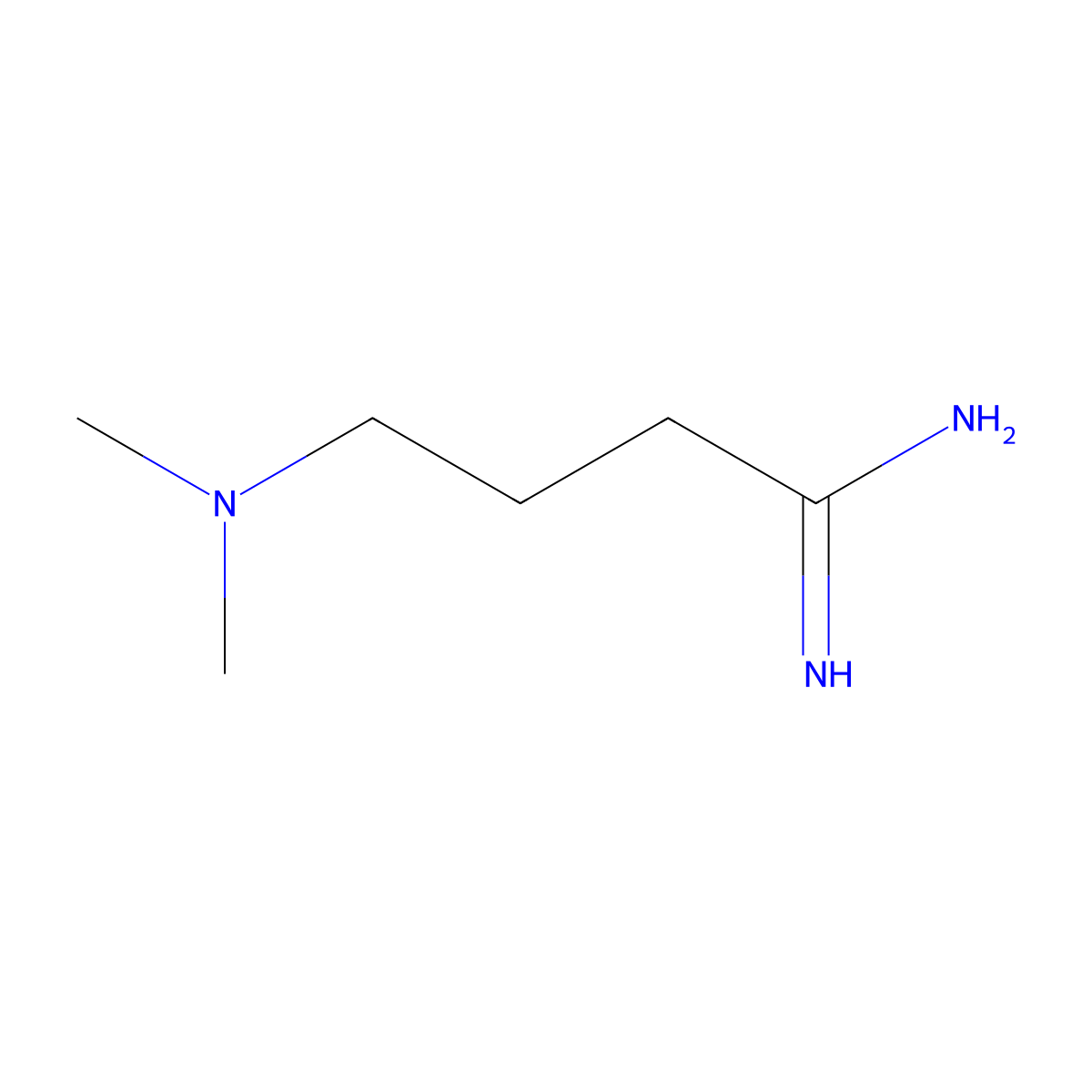 4-(Dimethylamino)butanimidamide molecular structure, CAS 744138-98-5